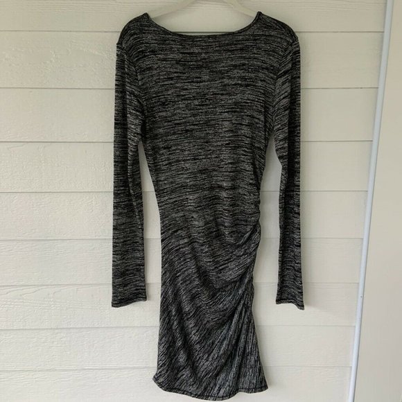 NEW! Rag & Bone Gray Twist Dress Long Sleeve M - Picture 3 of 6